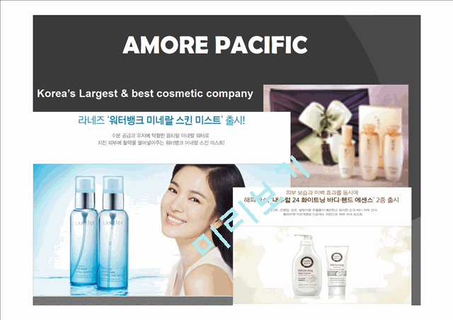 Cosmetics INDUSTRY,AMORE PACIFIC,아모레퍼시픽,LG H&H, ABLE C&C   (8 )
